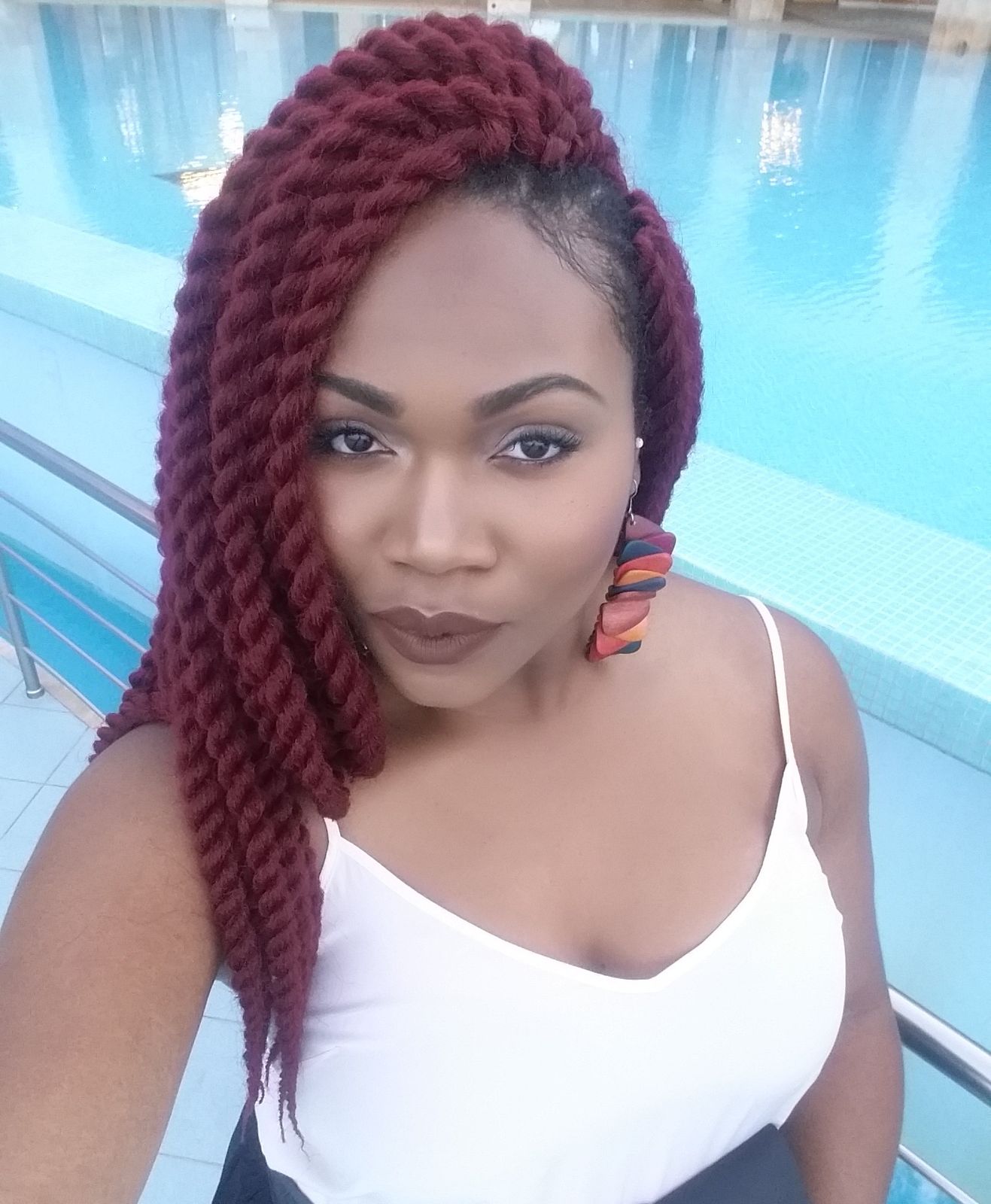 Deep Red Visual Idea Deep Red Visual Idea — Swim Braided Hairstyles 2027