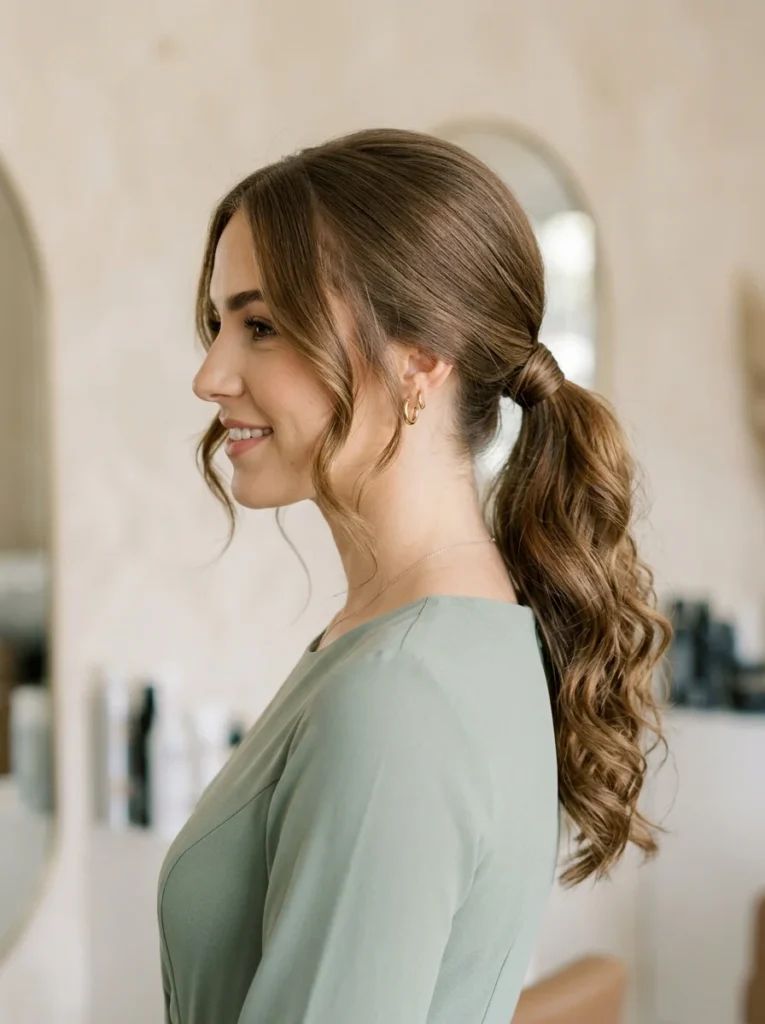 Shoulder-Length Visual Idea — Ponytail Hairstyles 2027 for Thin Hair