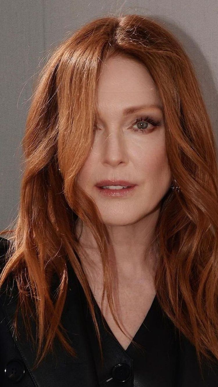 Copper Red Base With Lighter Highlights — Hair Color 2027 for Hazel Eyes