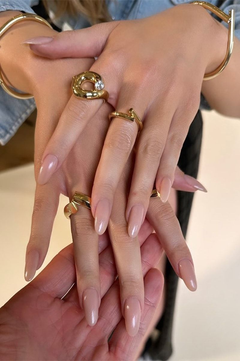 Sheer Milky Nude Visual Idea Sheer Milky Nude Visual Idea — Nude Nails 2027 for Mature Hands