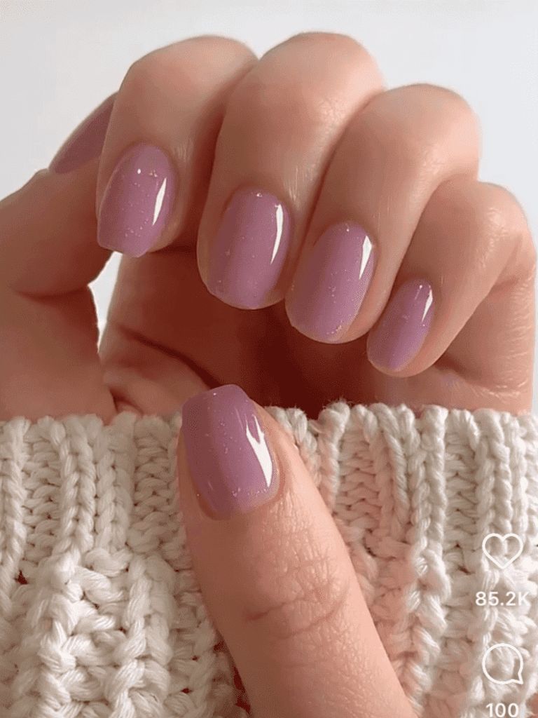 Mauve With Subtle Shimmer Visual Idea Mauve With Subtle Shimmer Visual Idea — Mauve Nails 2027