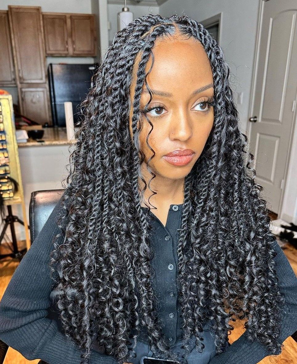 Black Visual Idea Black Visual Idea — Twists Easy Hairstyles 2027