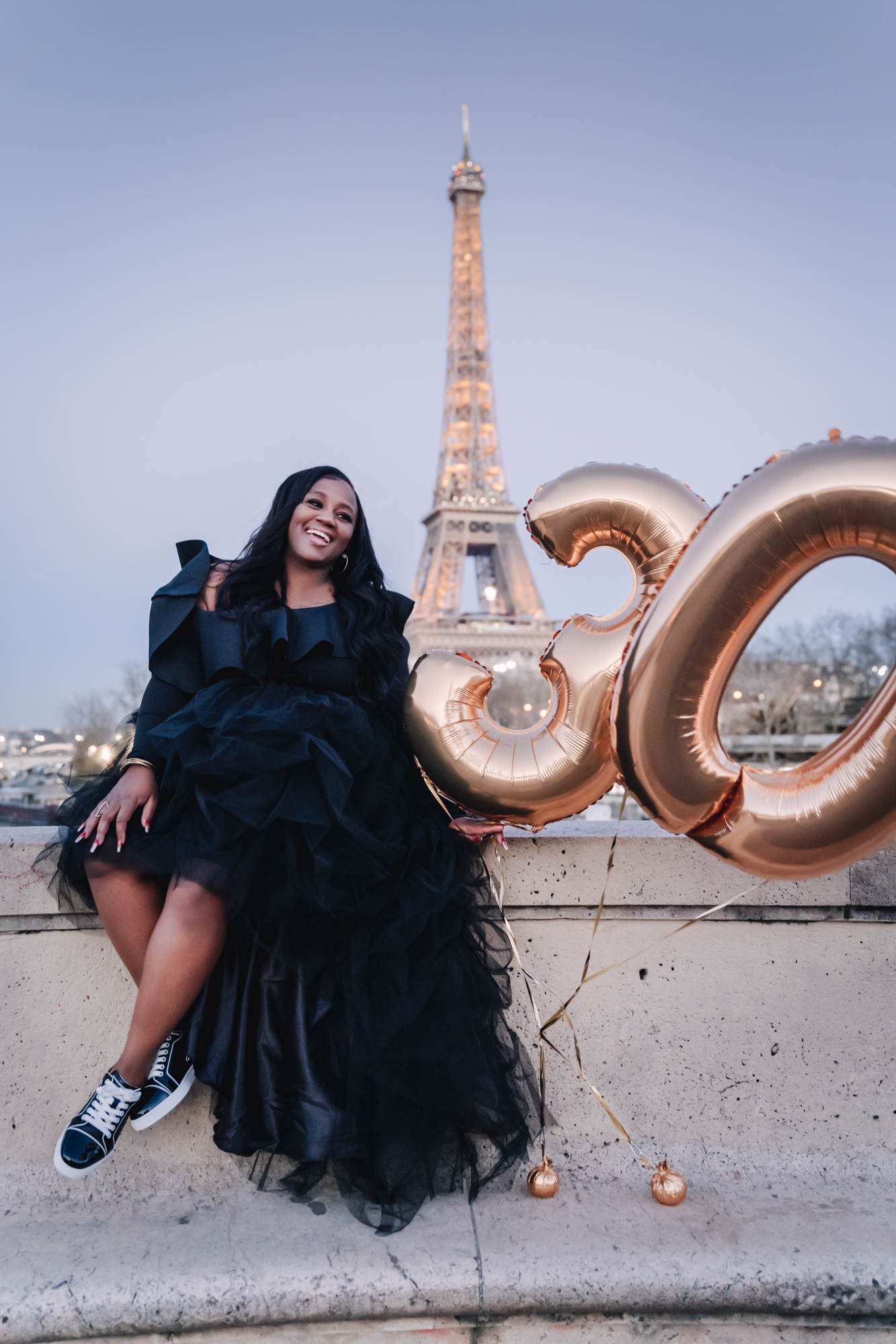 Black Sneakers With White Laces Outfit Idea — Birthday Photoshoot Outfits 2027