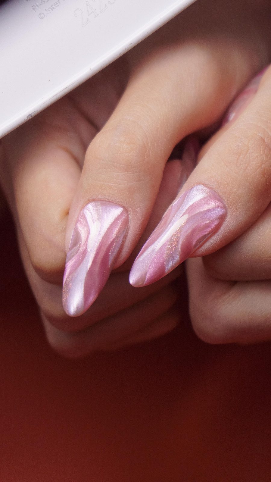Pink Cat Eye Swirls on Stilettos Pink Cat Eye Swirls on Stilettos — Swirl Nails 2027