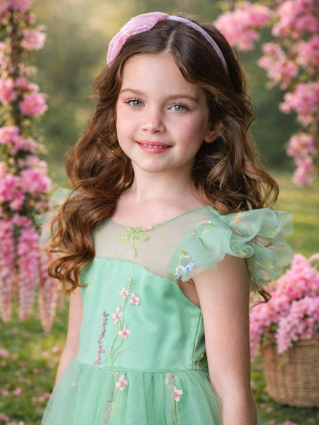 Blonde Updo with Braids and Flowers Blonde Updo with Braids and Flowers — Easter Hairstyles 2027