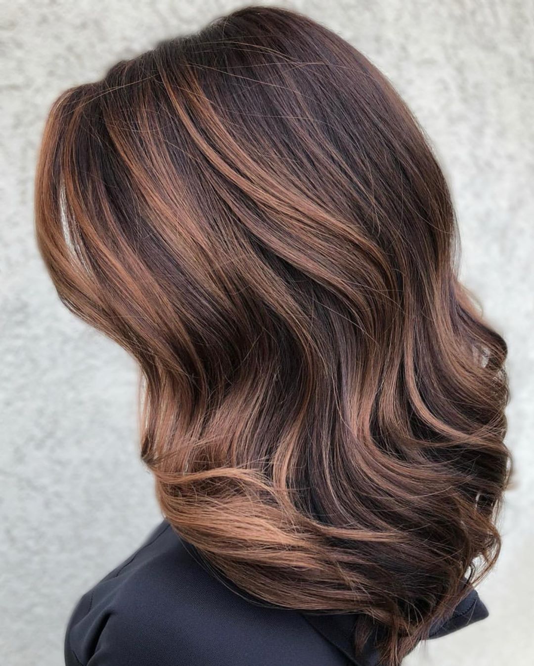 Copper and Rose Gold Highlights on Dark Chocolate Copper and Rose Gold Highlights on Dark Chocolate — Highlights Trends 2027