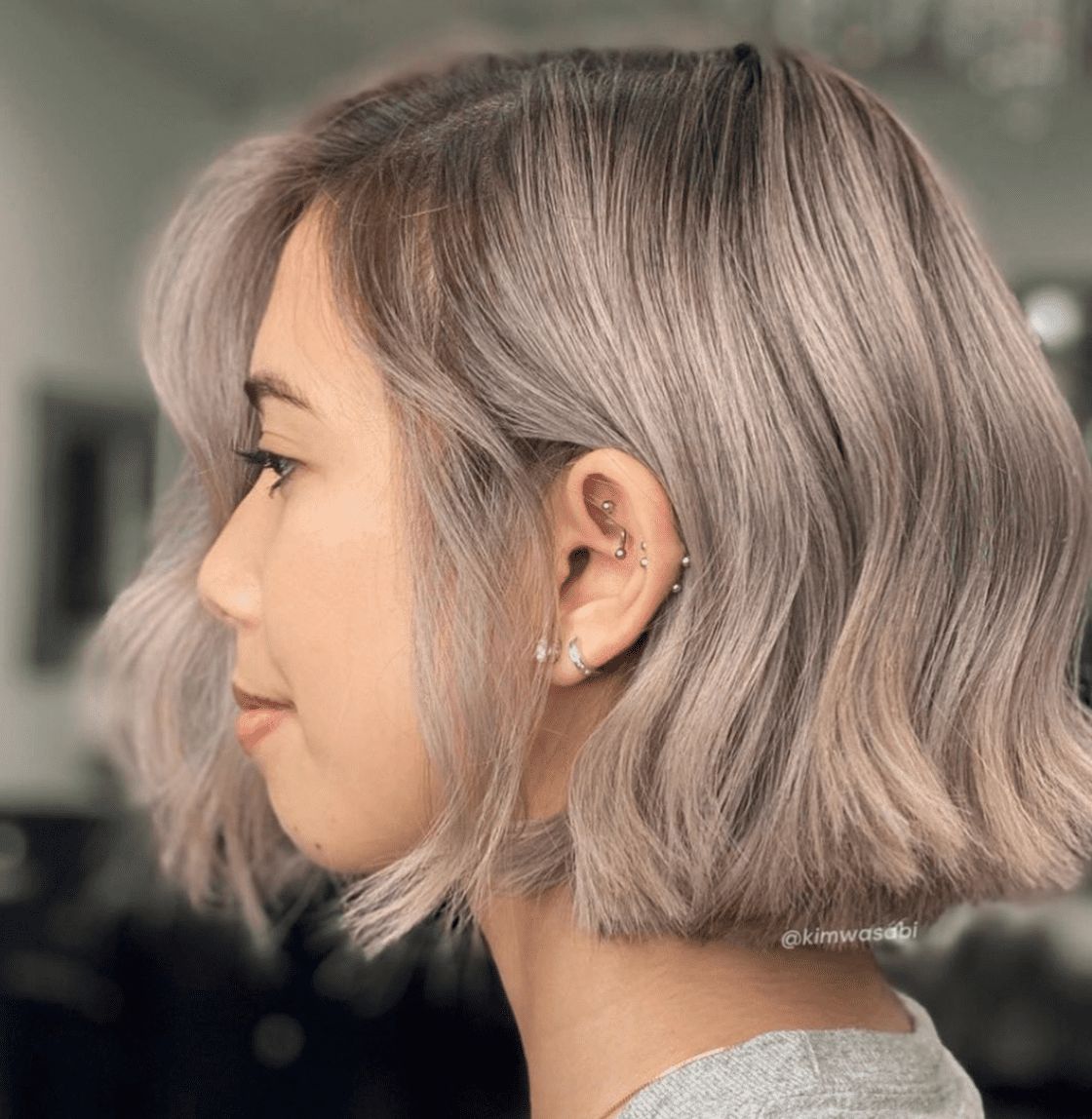 Shaggy Pixie Bob With Side-Swept Bangs — Transitioning to Gray Hair 2027