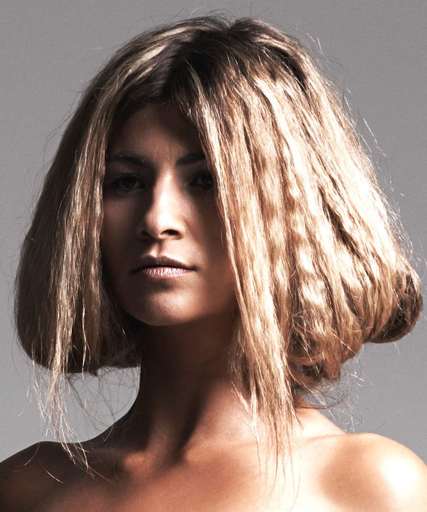 Voluminous Light Brown Crimped Bob — Crimped Hairstyles 2027