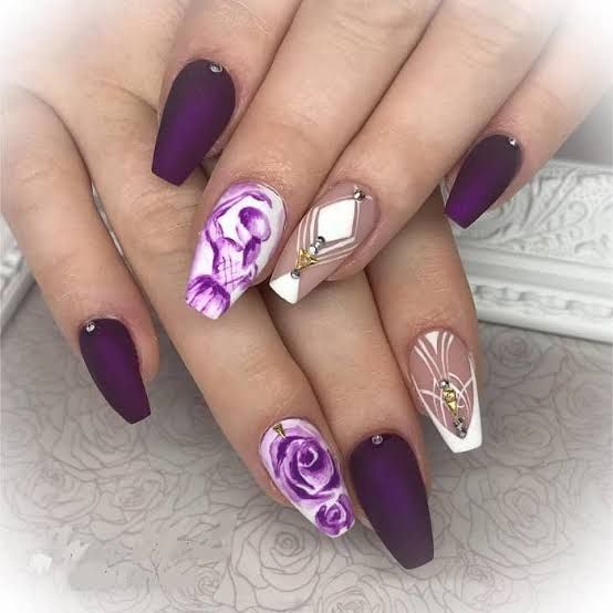 Winter Purple Nails 2027