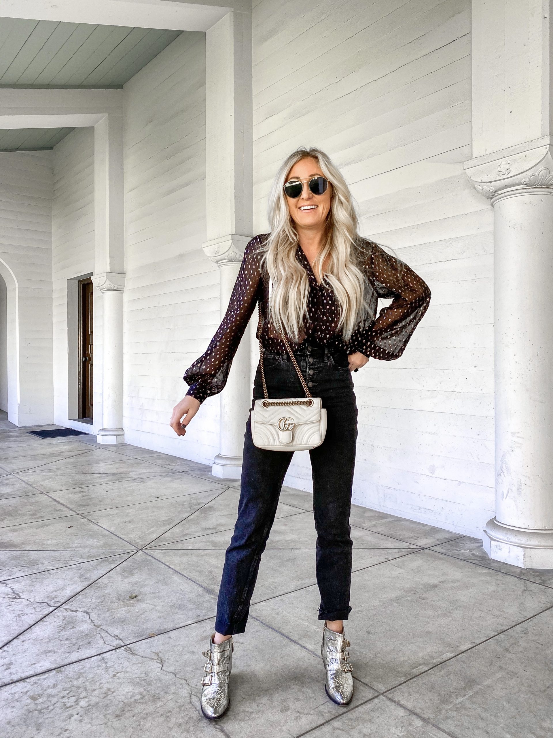 Polka Dot Blouse and Snakeskin Boots: A Chic Casual New Year's Eve Polka Dot Blouse and Snakeskin Boots: A Chic Casual New Year's Eve — Casual New Years Eve Outfits 2027