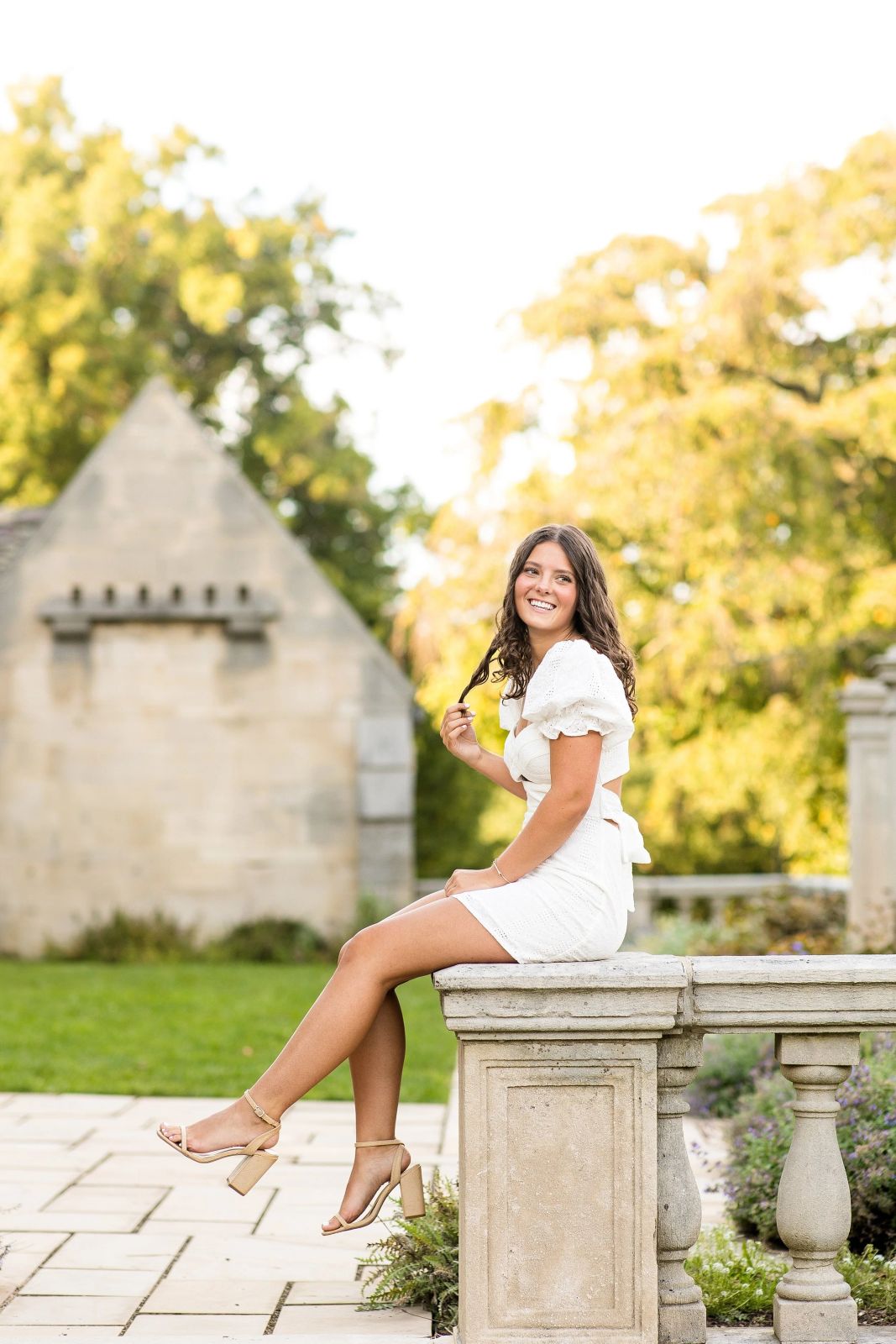 Monochromatic Chic: White Eyelet Set Monochromatic Chic: White Eyelet Set — Senior Photo Outfits 2027