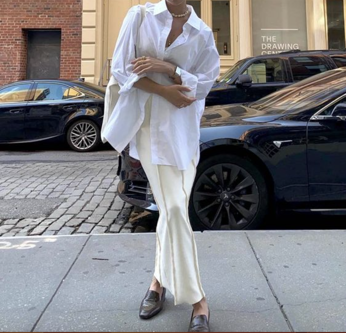 Elevated Basics: Button-Down Shirt and Satin Trousers Elevated Basics: Button-Down Shirt and Satin Trousers — Streetwear Outfits 2027