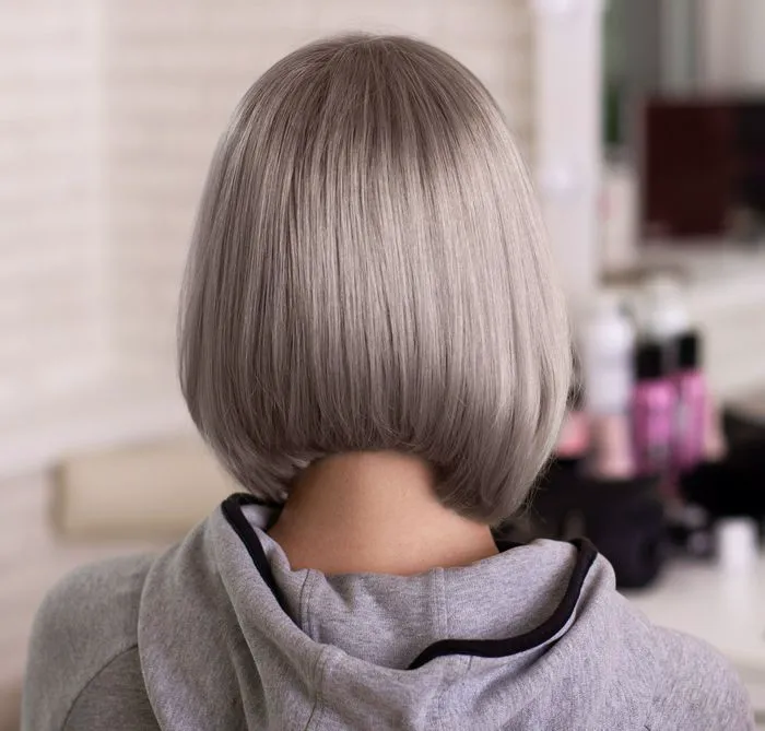 Cool Gray Bob with Soft Layers Cool Gray Bob with Soft Layers — Gray Bob 2027