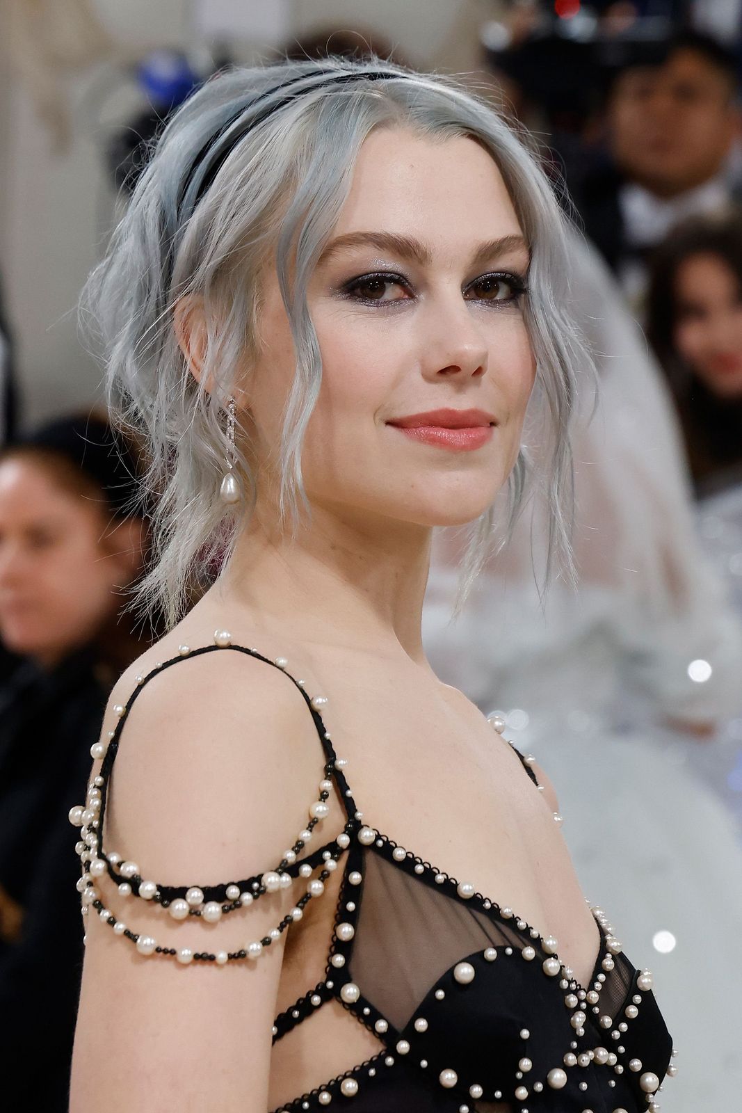 Ash Silver Waves With Wispy Bangs — Silver Hair 2027