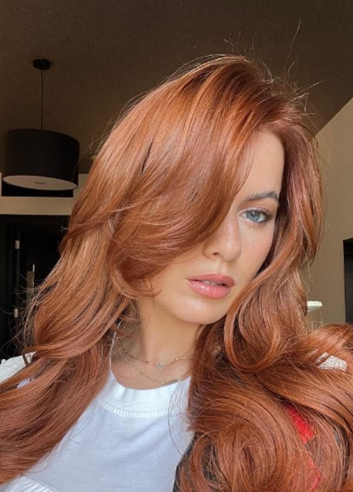 Vibrant Copper With Golden Fringe Vibrant Copper With Golden Fringe — Copper Hair 2027