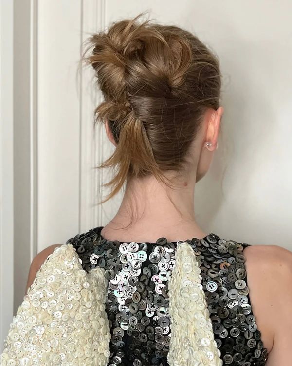 Simple Messy Low Bun Simple Messy Low Bun — Summer Updos 2027