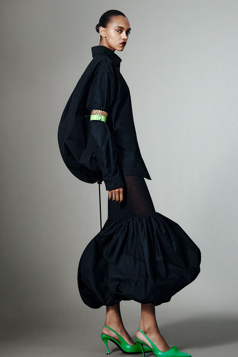 Oversized Black Shirt with Sheer Skirt and Neon Heels — Spring Outfits 2027 for Work