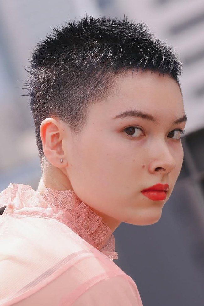 Dark Brown Visual Idea — Buzz Cut for Women 2027