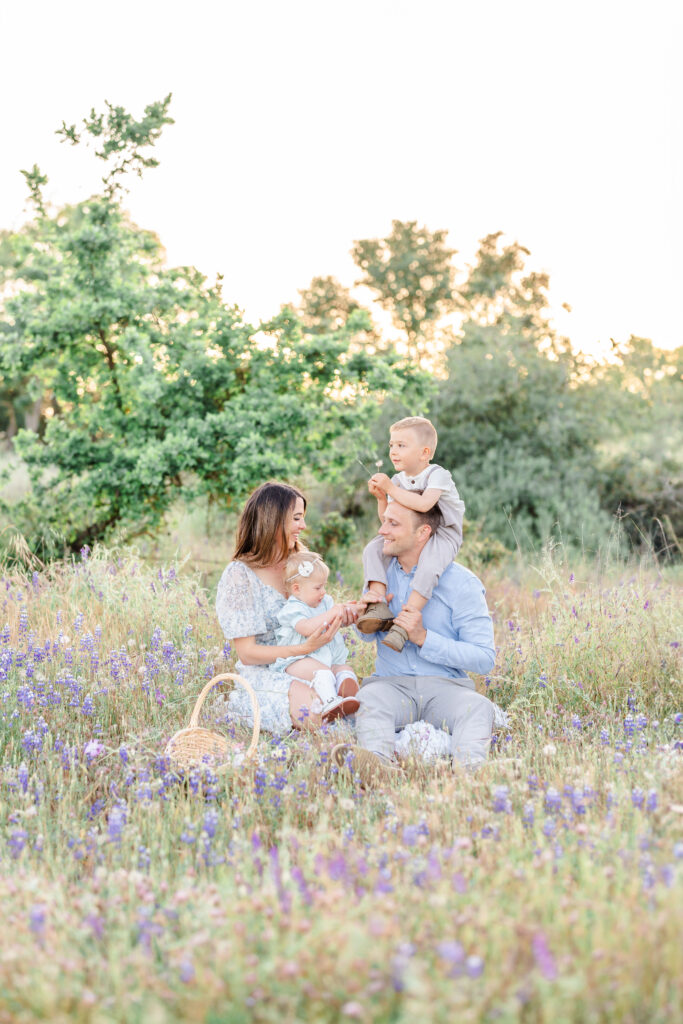 Pastel Dreams: Light Blue Floral Dress and Coordinating Outfits Pastel Dreams: Light Blue Floral Dress and Coordinating Outfits — Spring Family Photo Outfits 2027