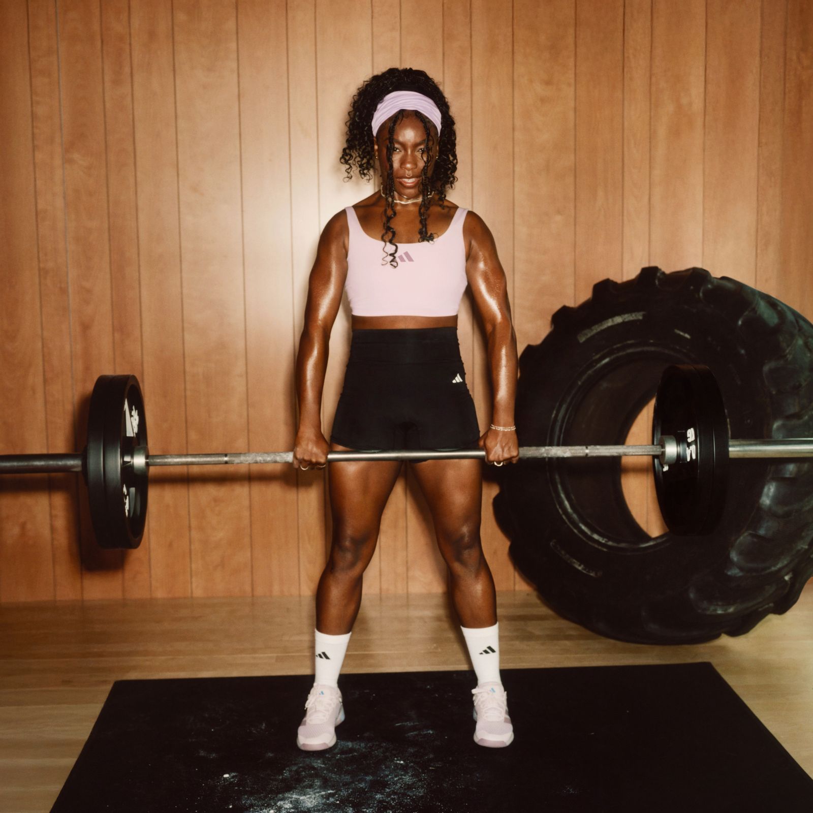 Weightlifting Power: Pink and Black Athletic Gear Weightlifting Power: Pink and Black Athletic Gear — Outfits 2027 for Athletic Build