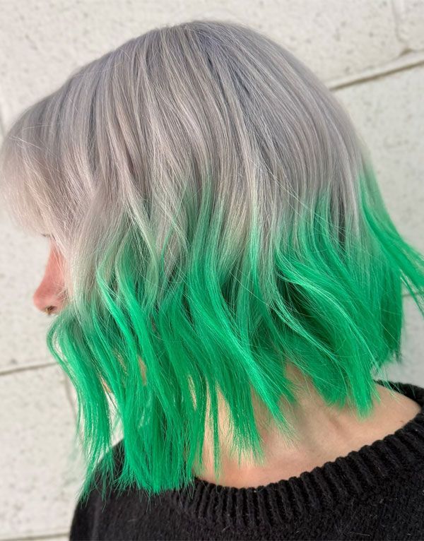 Chin Visual Idea — Green and Blonde Hair 2027