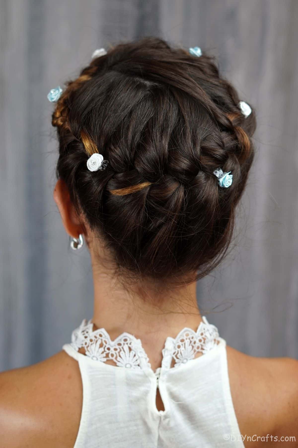 Back View Close Crop Visual Idea — Crown Braid 2027