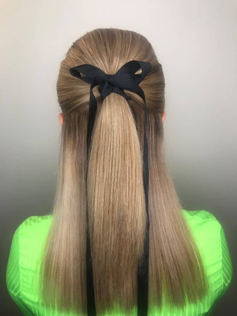 Visual Idea — The Hair Appears Fine And Straight — Down Graduation Hairstyles 2027