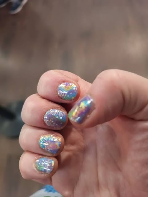 Medium Square ECG Motif Glossy Medium Square ECG Motif Glossy — Nurse Nails 2027