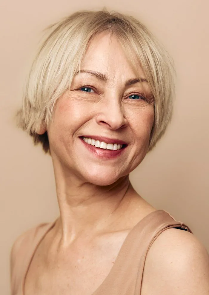 Light Blonde Pixie Bob With Soft Layers Light Blonde Pixie Bob With Soft Layers — Pixie 2027 for Women Over 40