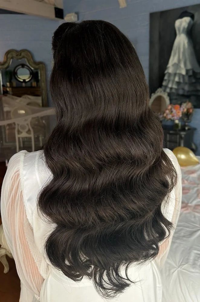 Dark Brown Visual Idea Dark Brown Visual Idea — Bridal Hair Down 2027