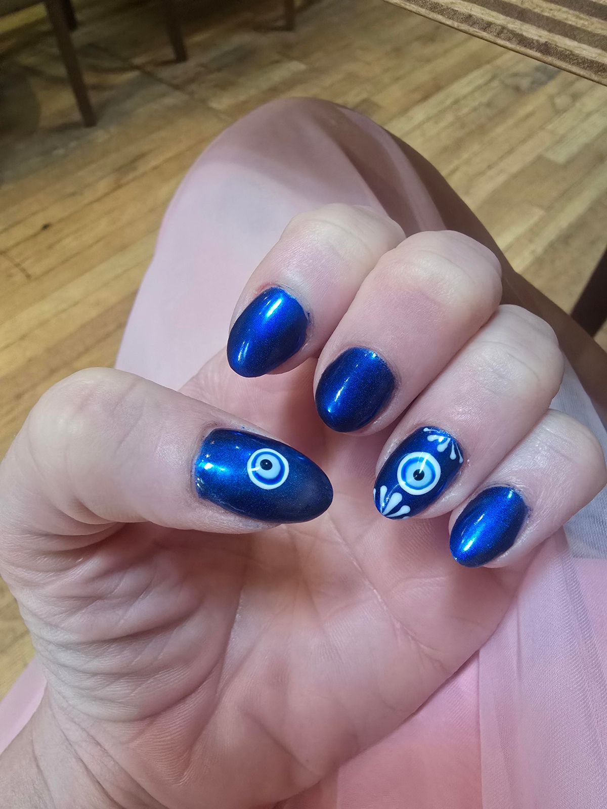 Shimmering Glitter Visual Idea — 30th Birthday Nails 2027