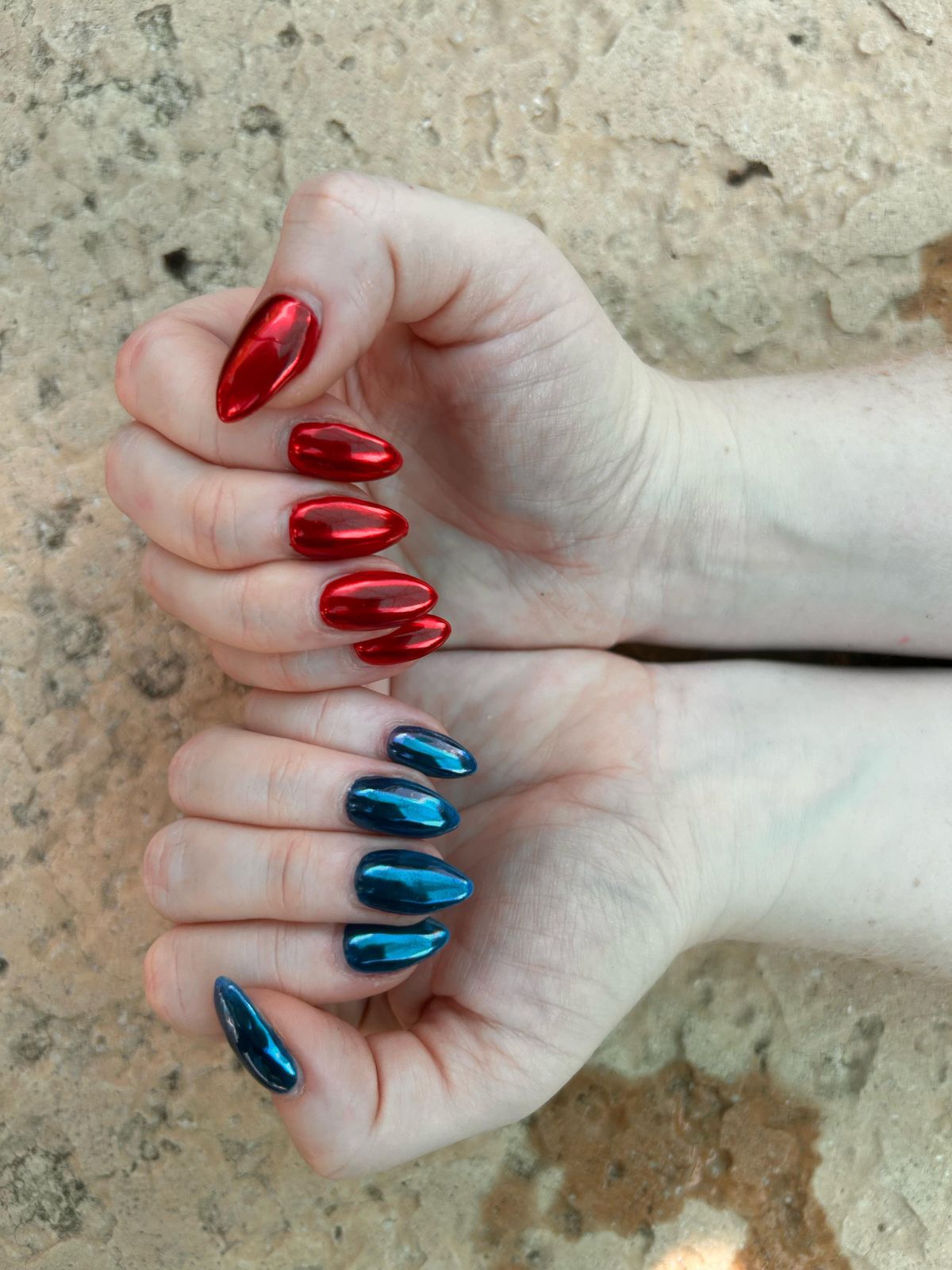 Chrome Visual Idea — Birthday Nails Almond 2027