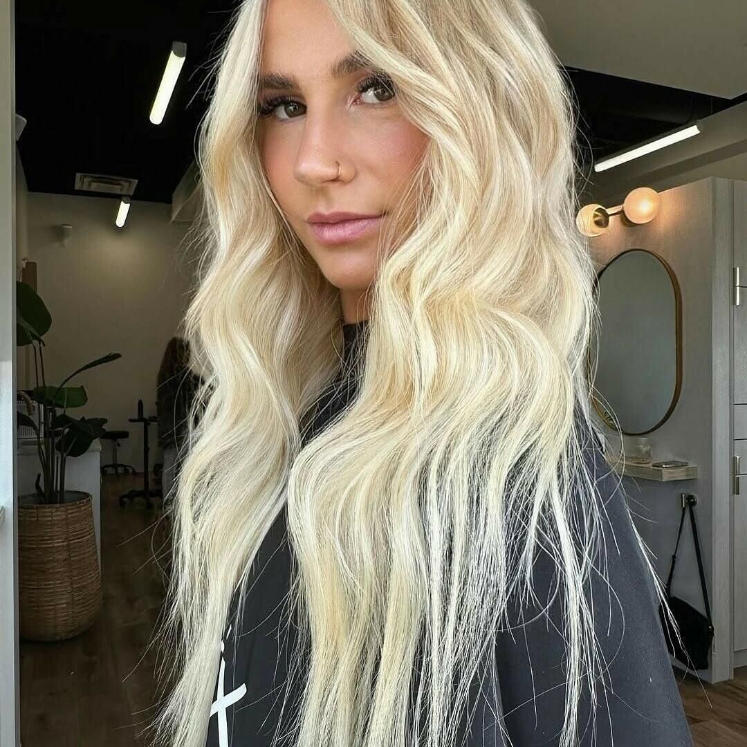 Root Shadow To Ash Blonde Blowout — Blonde Sew In Styles 2027