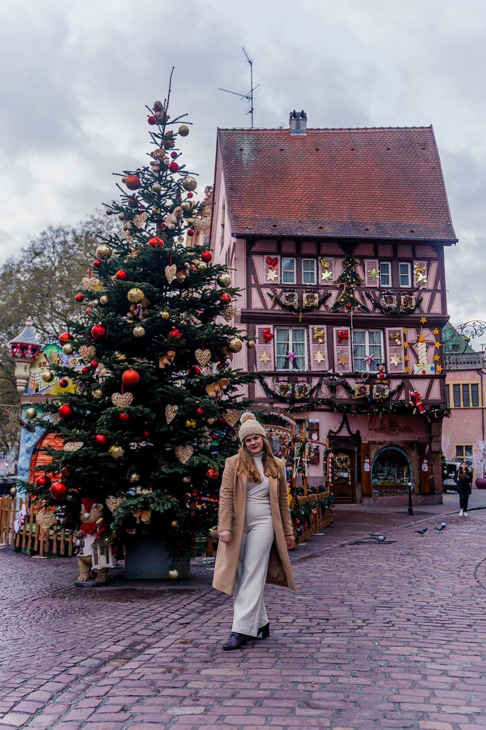 Monochromatic Camel Ensemble for a Chic Market Stroll — Christmas Market Outfits 2026