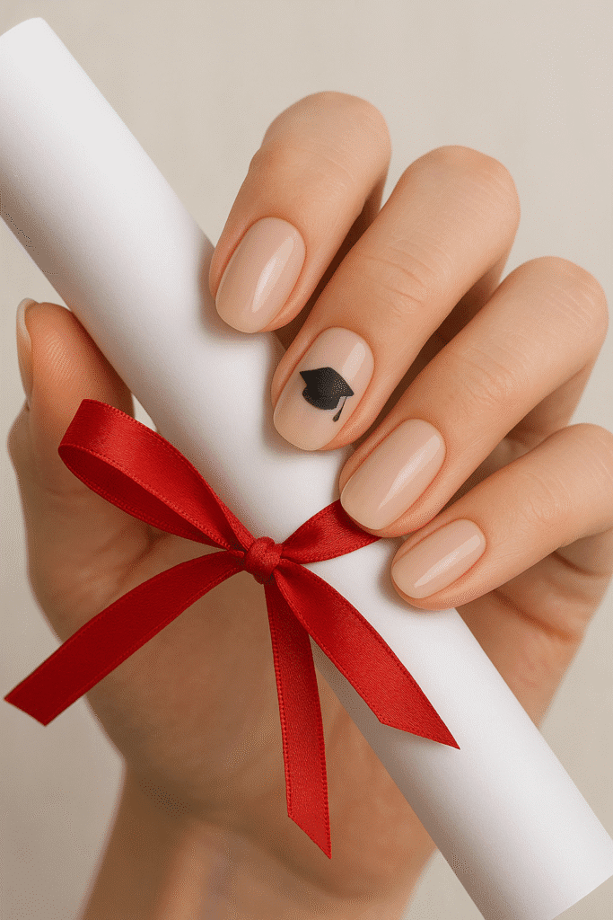 Medium Oval Nude With Cap Graphic Medium Oval Nude With Cap Graphic — Simple Graduation Nails 2027