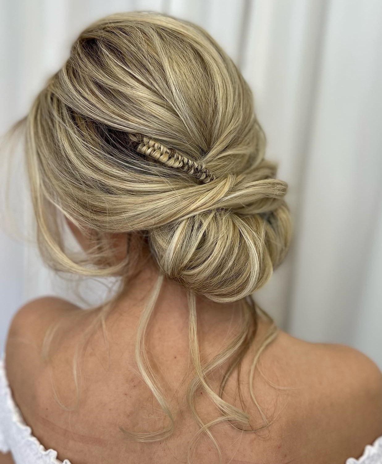 Braided Updo With Low Bun — Party Hairstyles 2027