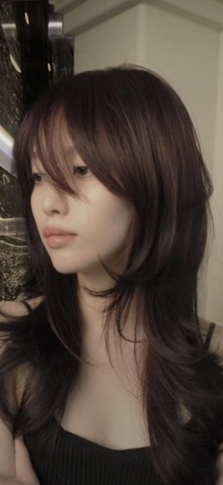 Dark Brown Shag With Octopus Silhouette Dark Brown Shag With Octopus Silhouette — Octopus Haircut 2027