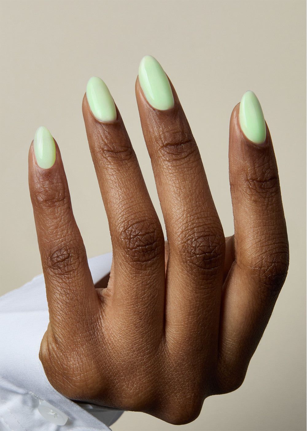 Mint Green Milky Almond Nails — Pastel Nails 2027 for Dark Skin