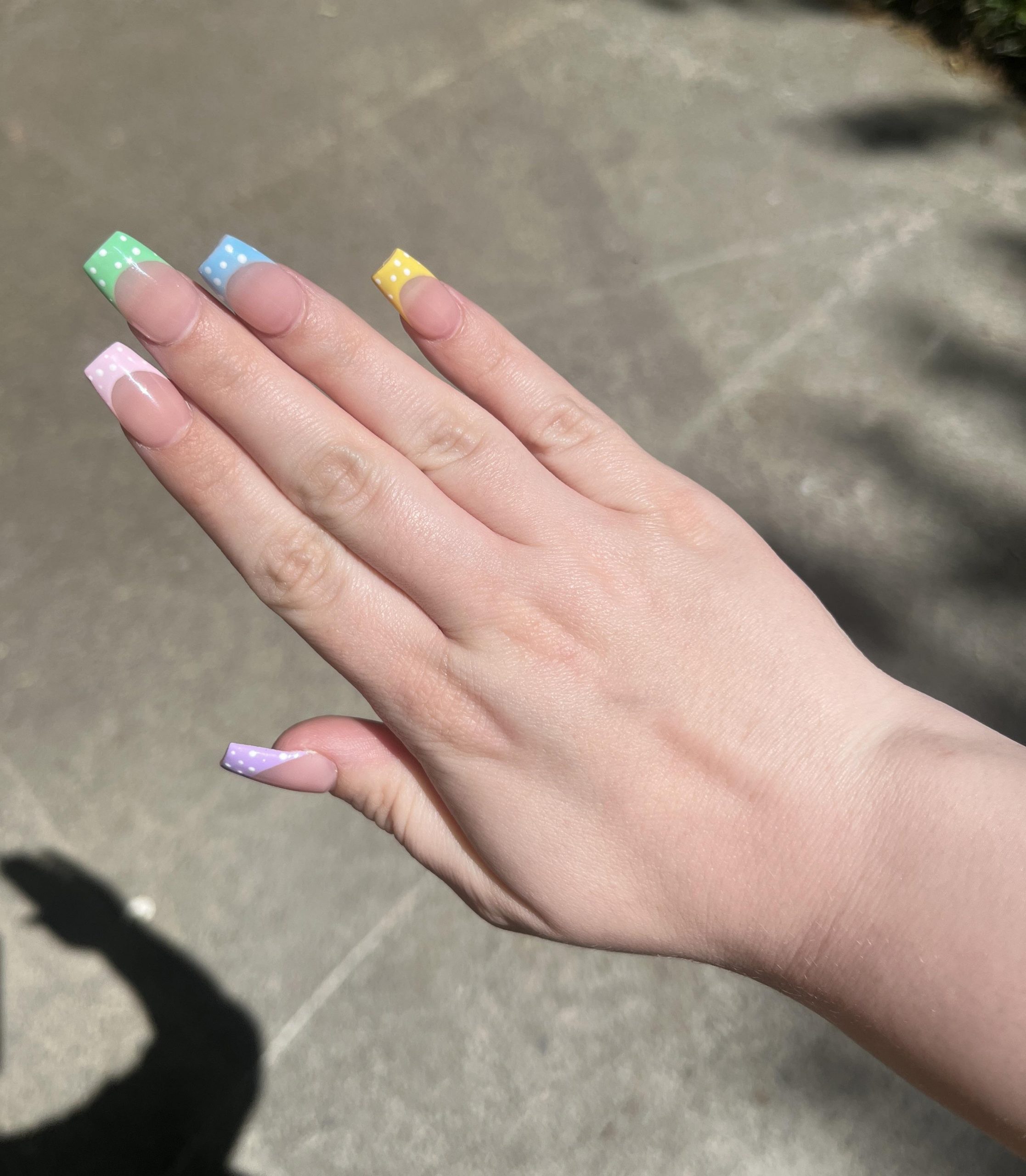 Daisy Decal Yellow French Tips Daisy Decal Yellow French Tips — Easter French Tip Nails 2027