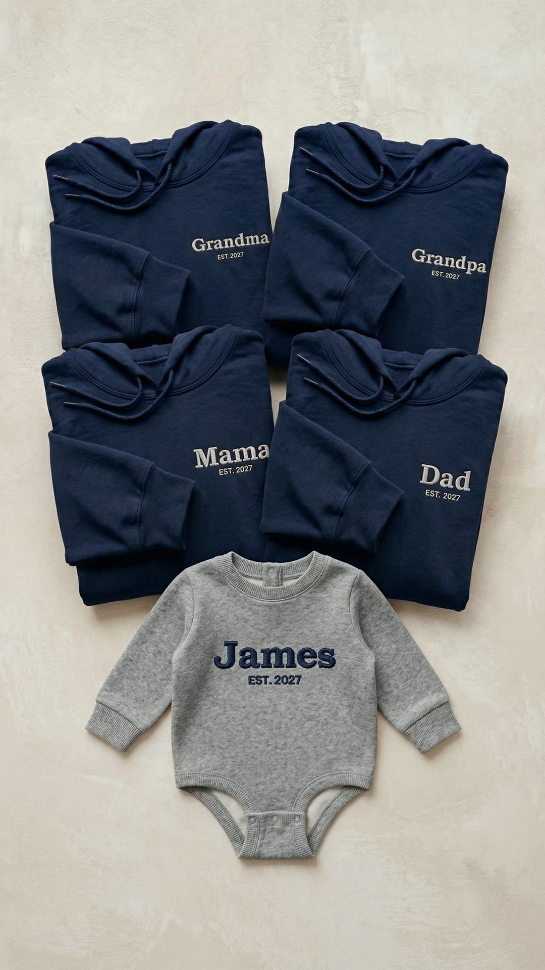 Family Matching: Navy Crewneck Sweatshirts Family Matching: Navy Crewneck Sweatshirts — Sweatshirt Outfits 2027