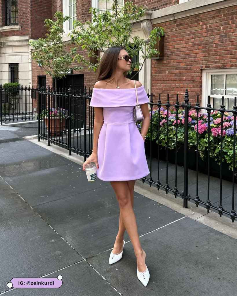 Off-the-Shoulder Mini Dress: Elegant Charm for a Spring First Date Off-the-Shoulder Mini Dress: Elegant Charm for a Spring First Date — Spring First Date Outfits 2027