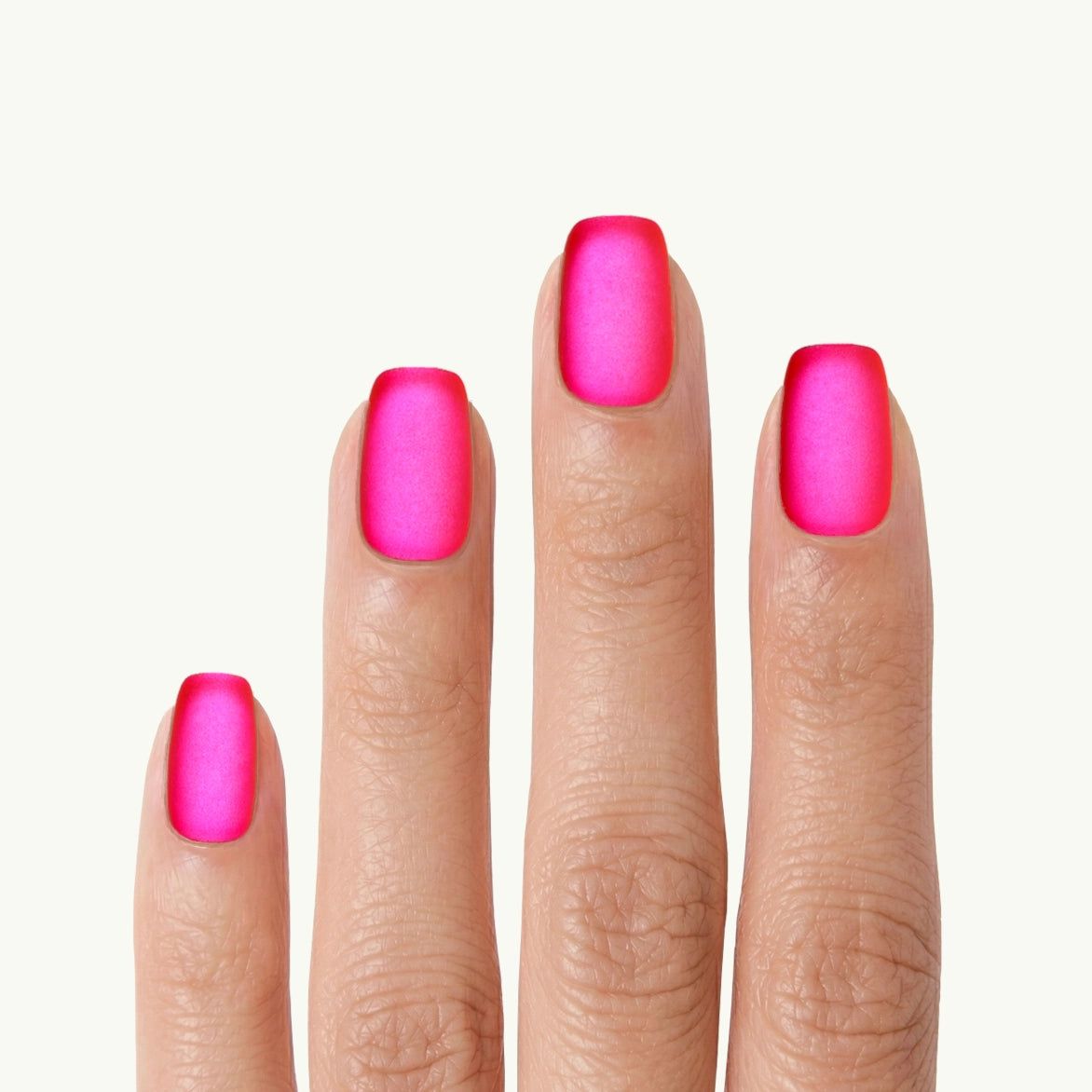 Solid Color Visual Idea Solid Color Visual Idea — Neon Matte Nails 2027