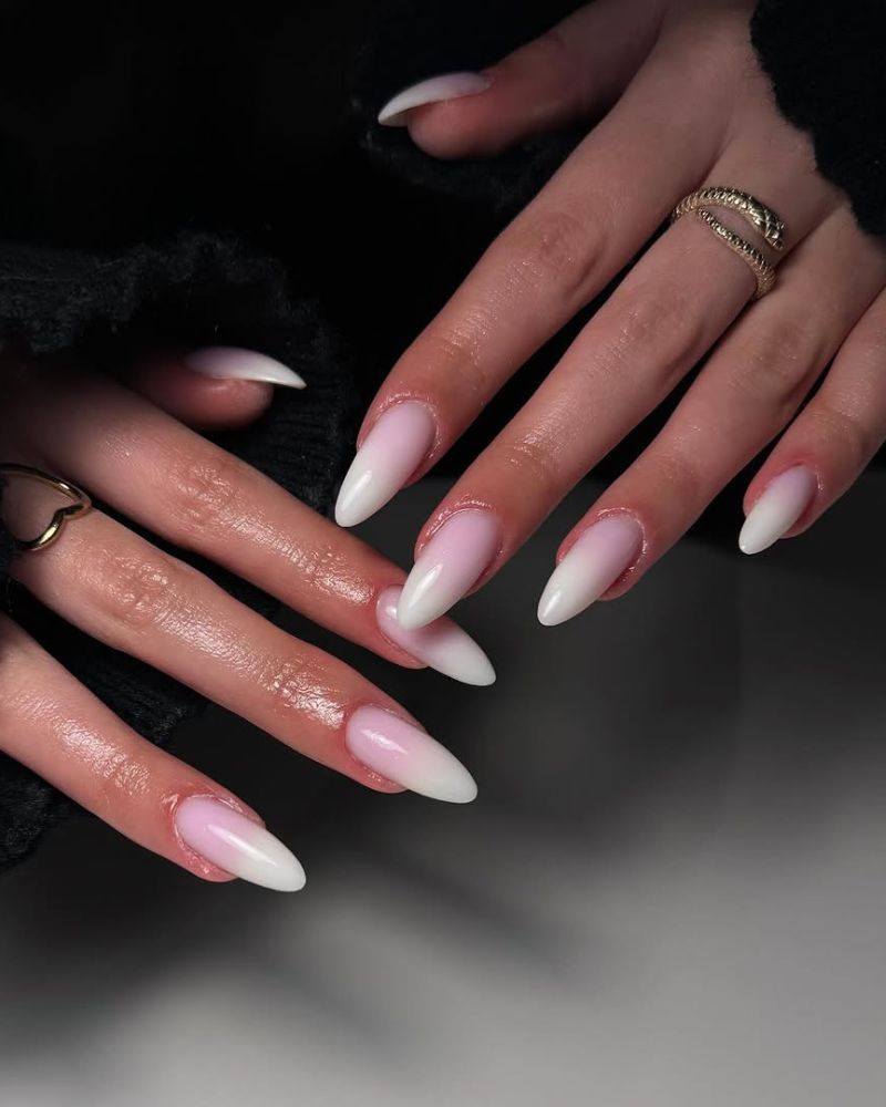 Medium Stiletto Classic French Ombre Medium Stiletto Classic French Ombre — French Ombre Nails 2027