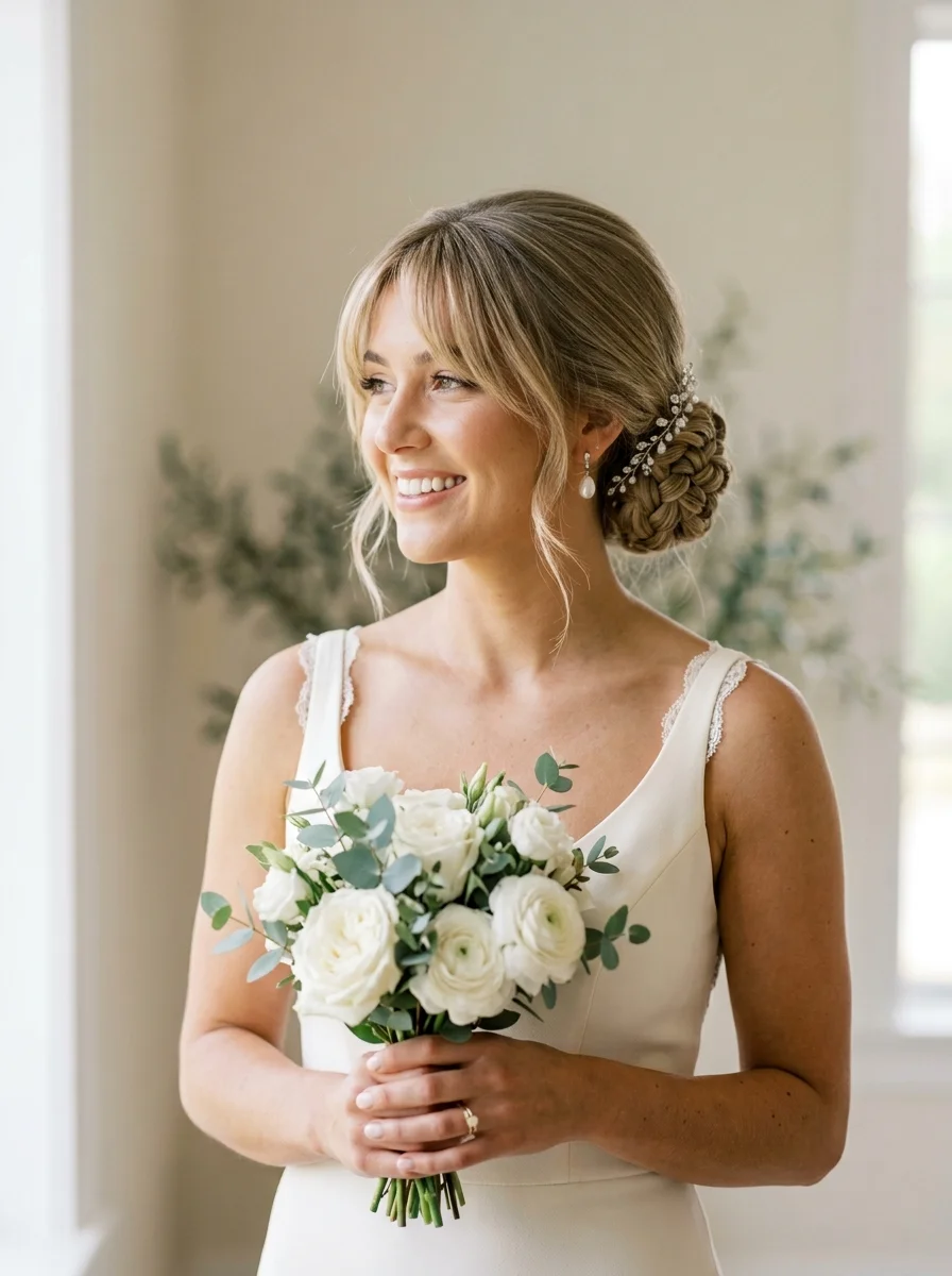 20 Bridal Hairstyles With Bangs for Every Bride