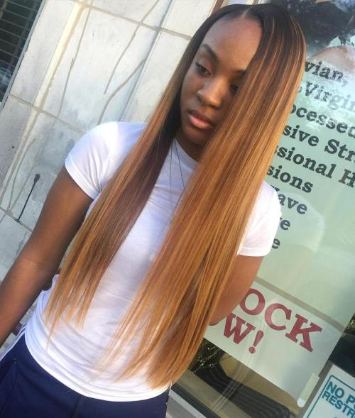 Brown to Blonde Ombre Straight Brown to Blonde Ombre Straight — Sew In Styles 2027
