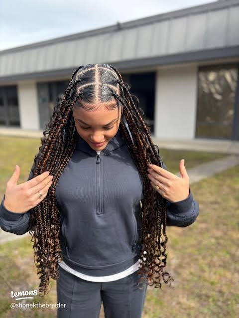 Jumbo Knotless Braids With Curly Ends — Long Knotless Braids 2027