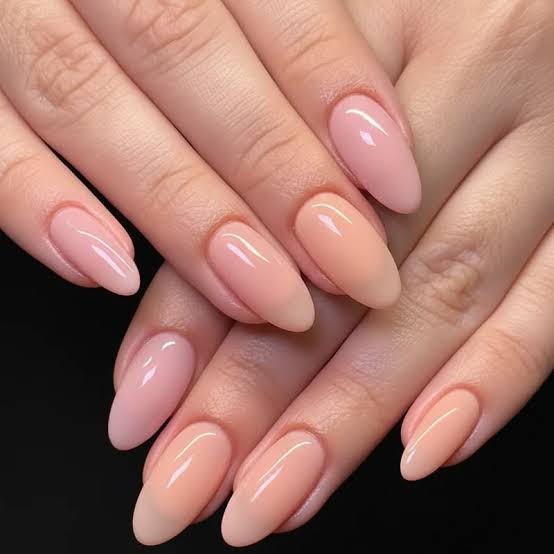Sheer Color Gradient Almond Nails Sheer Color Gradient Almond Nails — Wedding Guest Nails 2027