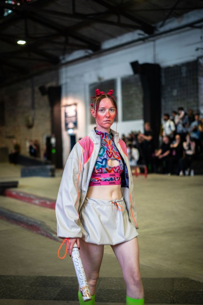 Eclectic Summer Look: Oversized Jacket, Crop Top, and Mini Skirt Eclectic Summer Look: Oversized Jacket, Crop Top, and Mini Skirt — Summer Outfits 2027 for Teens