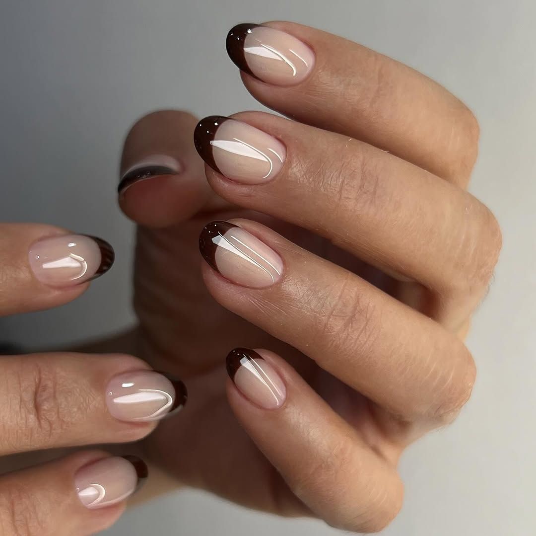 Autumn Chic Visual Idea Autumn Chic Visual Idea — Micro French Nails 2027
