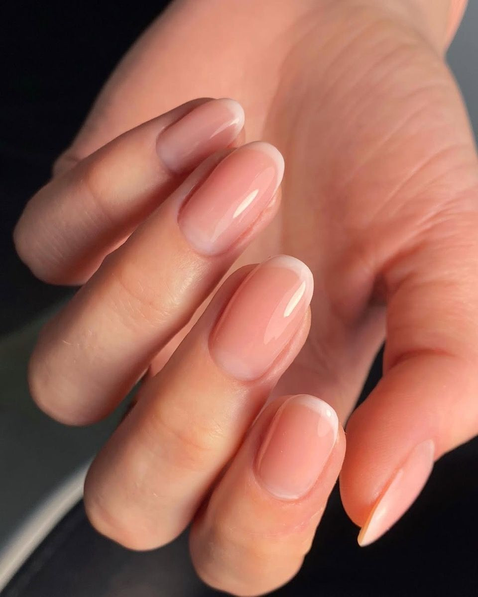 Sheer Nude Fine White French Almond Sheer Nude Fine White French Almond — Clean BB Cream Nails 2027
